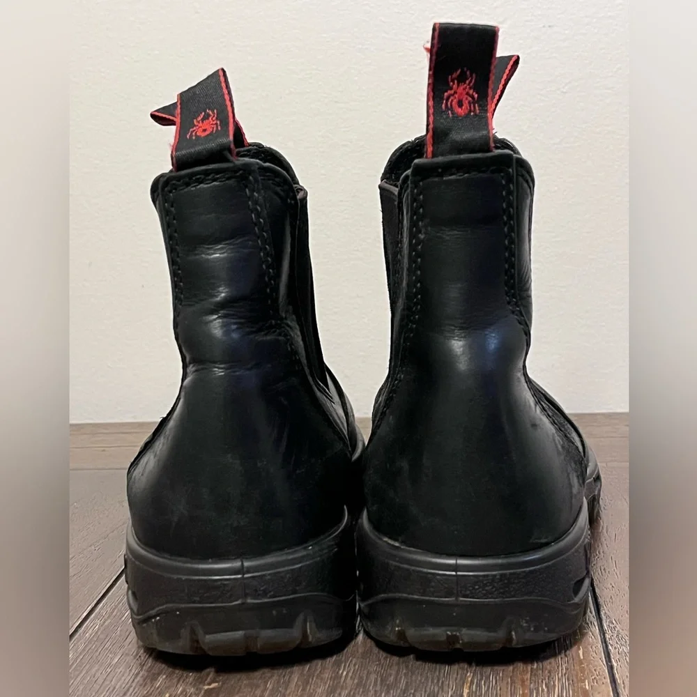 Redback Black Leather Chelsea Boots Mens US size 9.5 - Picture 8 of 12